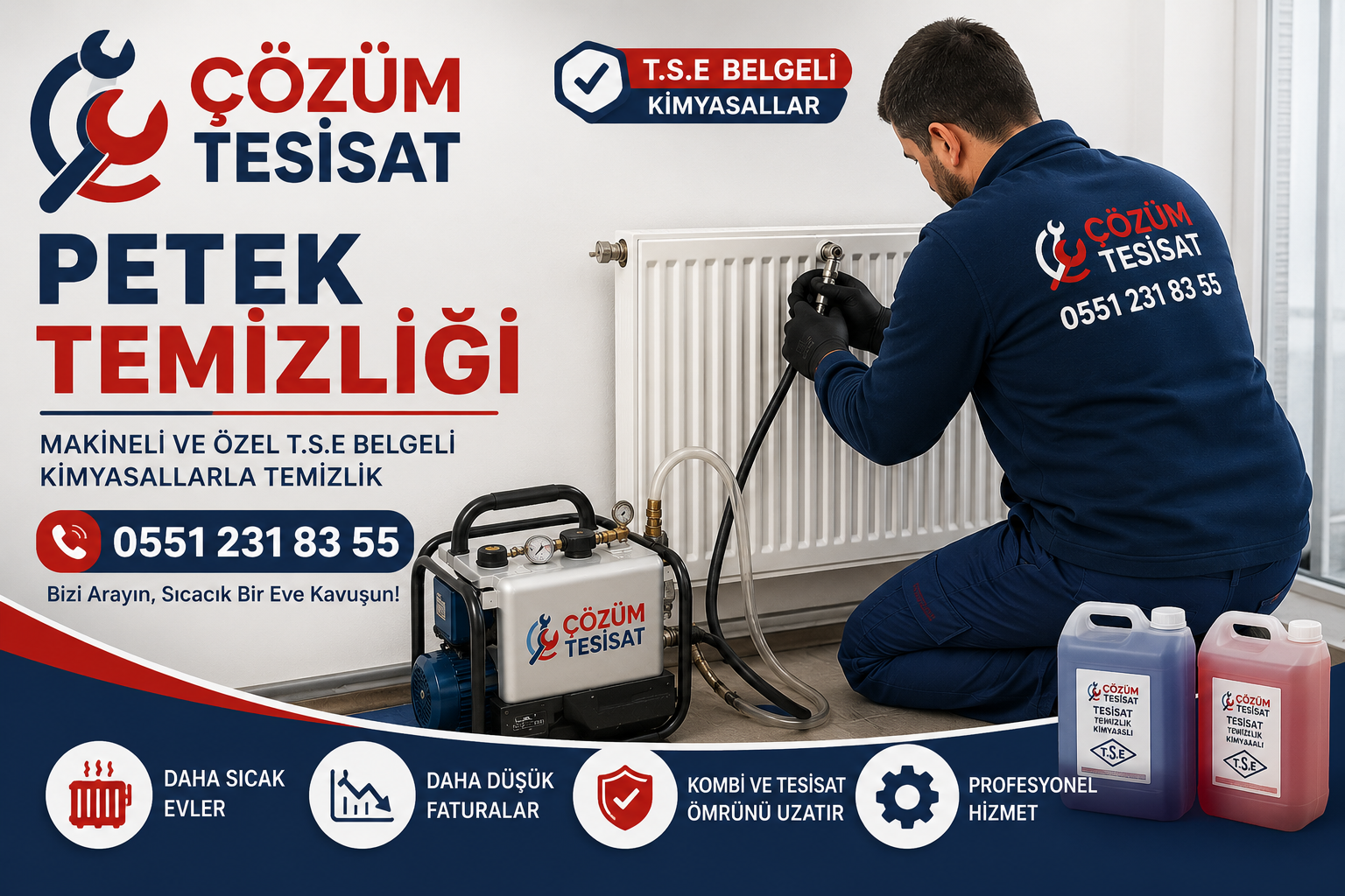Petek Temizliği - Kombi Petek Bakımı